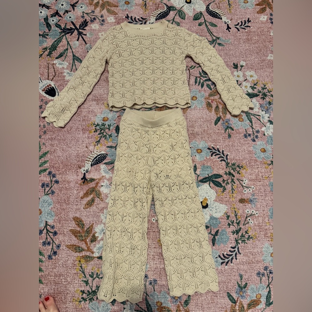 Rylee + Cru Cream Kids Matching Set